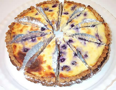 ブルーベリーチーズタルト