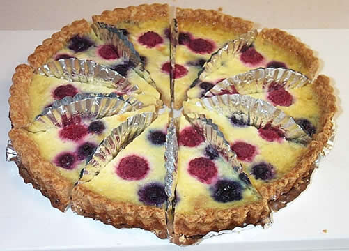 ダブルベリーのフラン